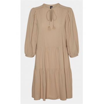 Rochie dama -  303612849 - Bej - Bumbac