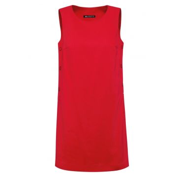 Rochie dreapta fara maneci - Rosu