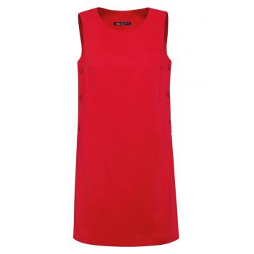 Rochie dreapta fara maneci - Rosu