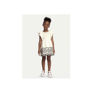 Rochie fete -  148309 - Bej - Bumbac