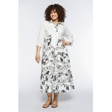 Rochie maxi cu imprimeu floral