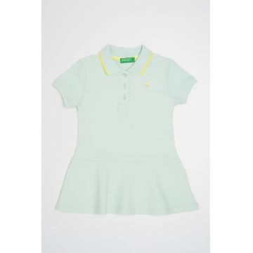 Rochie scurta cu decolteu polo