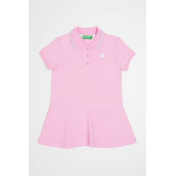 Rochie scurta cu decolteu polo