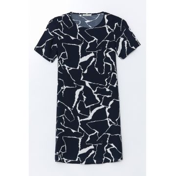 Rochie scurta cu imprimeu