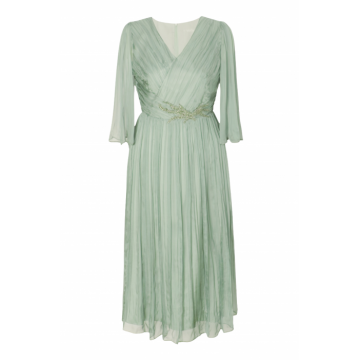 Rochie 995 matase naturala menta Viada