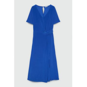 Rochie cu croiala in A si decolteu in V