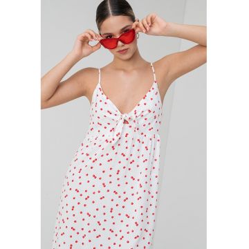 Rochie cu decolteu in V si model