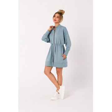 Rochie cu fermoar si decupaje in spate