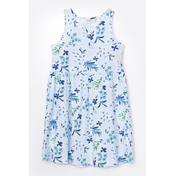Rochie cu imprimeu fara maneci
