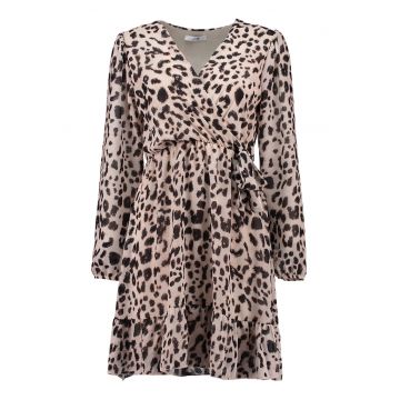 Rochie cu model si decolteu in V