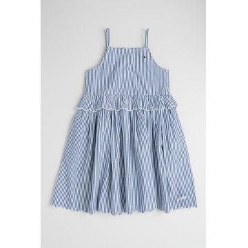 Rochie de bumbac organic cu dungi
