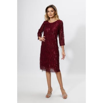 Rochie de ocazie din tull cu paiete Gamelia Bordo