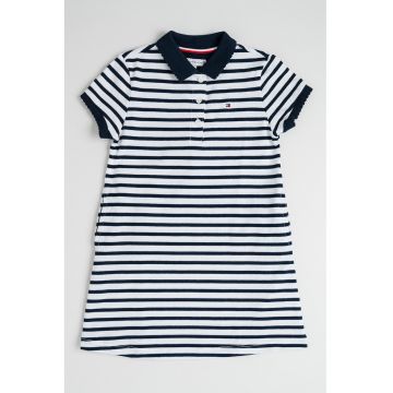 Rochie mini cu guler polo