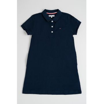 Rochie mini cu guler polo