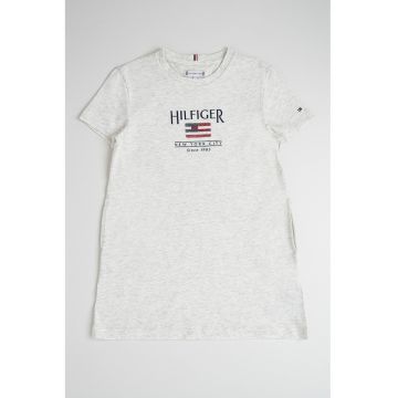 Rochie mini cu imprimeu logo