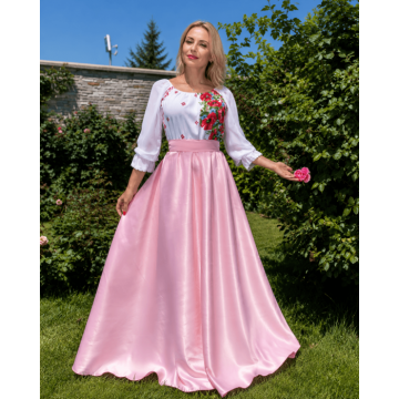 Rochie Traditionala stilizata cu maci 23