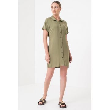 Rochie-camasa cu un cordon in talie Nova