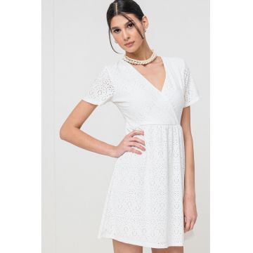 Rochie cu broderie Sangallo Abby
