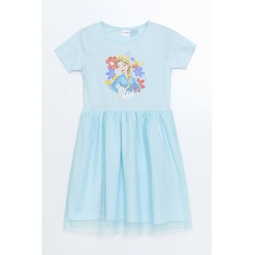 Rochie cu tutu si imprimeu Elsa