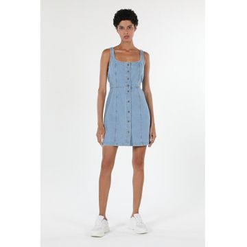 Rochie De Dama Albastru deschis Slim Fit