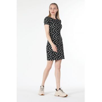 Rochie De Dama Negru Slim Fit