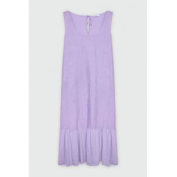 Rochie de in cu terminatie cu volane