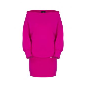 Rochie de zi cu zi -  model K254 - fucsia - bumbac 95% -