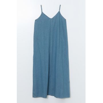 Rochie dreapta din denim