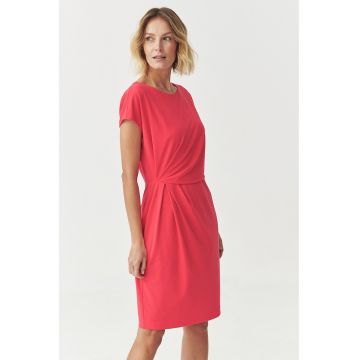 Rochie evazata cu decolteu rotund