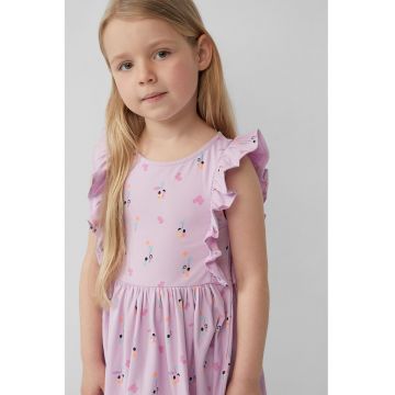 Rochie evazata cu model grafic