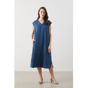 Rochie lejera cu buzunare laterale