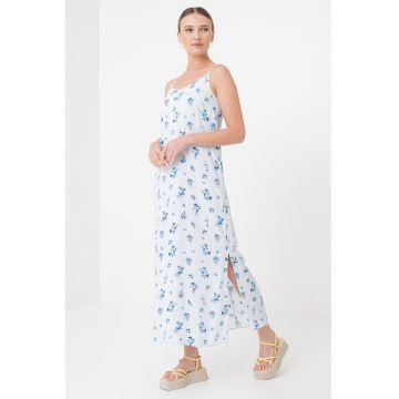 Rochie maxi cu model cu animal print
