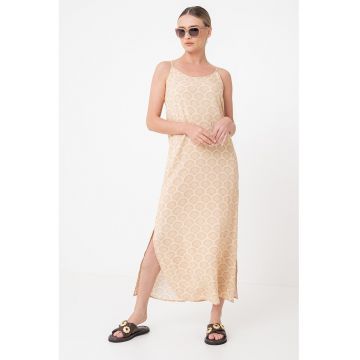 Rochie maxi cu model cu animal print