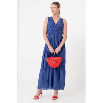 Rochie maxi plisata Elema