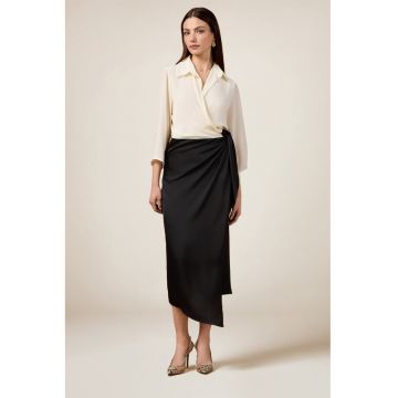 Rochie midi cu aspect 2in1
