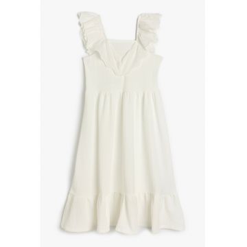 Rochie midi cu croiala evazata