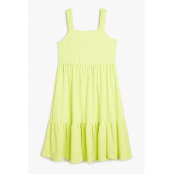 Rochie midi cu croiala in A