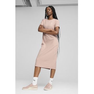 Rochie midi cu slituri pe partea din spate