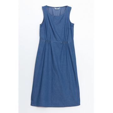 Rochie midi din denim