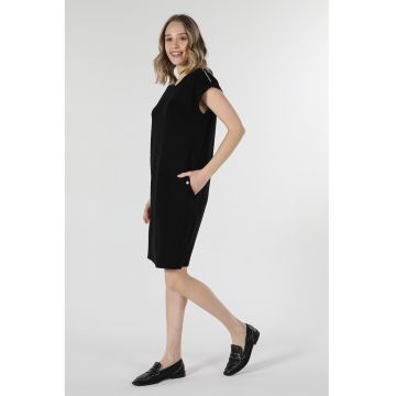 Rochie mini cu buzunare laterale