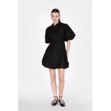 Rochie scurta cu maneci scurte bufante