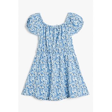 Rochie scurta cu model floral
