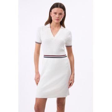 Rochie scurta din amestec de bumbac