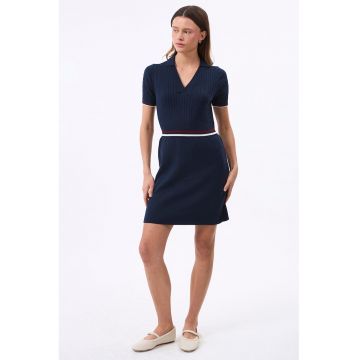 Rochie scurta din amestec de bumbac