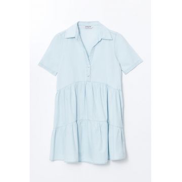 Rochie stratificata din bumbac