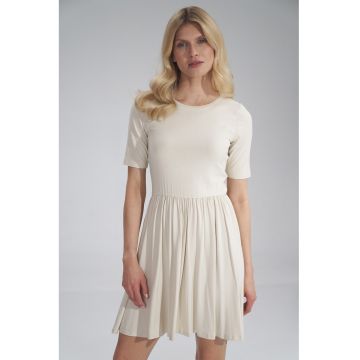 Rochie de vara -  M751 - alb - viscoza -