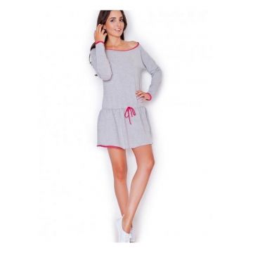Rochie de zi  gri -