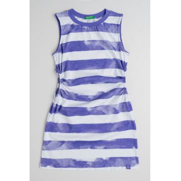Rochie din bumbac cu decupaje laterale