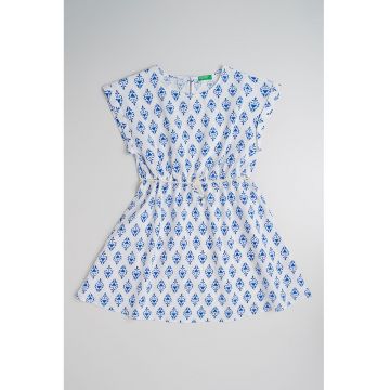 Rochie evazata cu imprimeu
