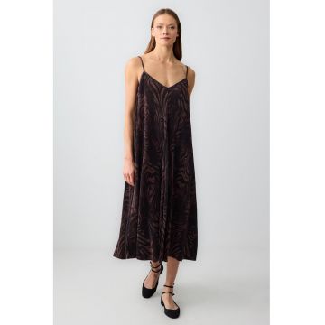 Rochie lejera cu model animal print